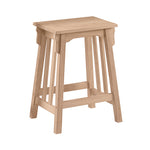 Mission backless Counter Stool